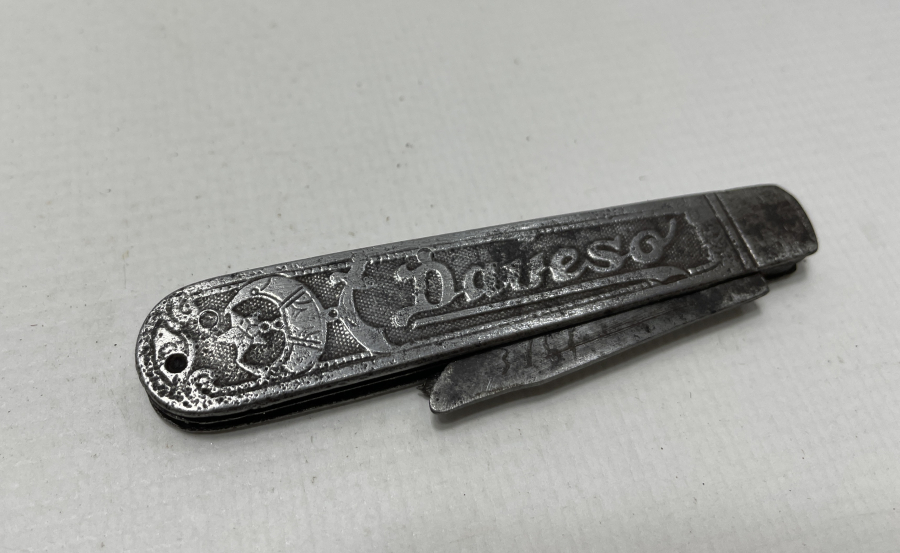 OSMANLI DÖNEMİ DAVESO MARKA AY YILDIZLI VE OSMANLICA YAZILI ÇOK NADİR SAATÇİ ÇAKISI