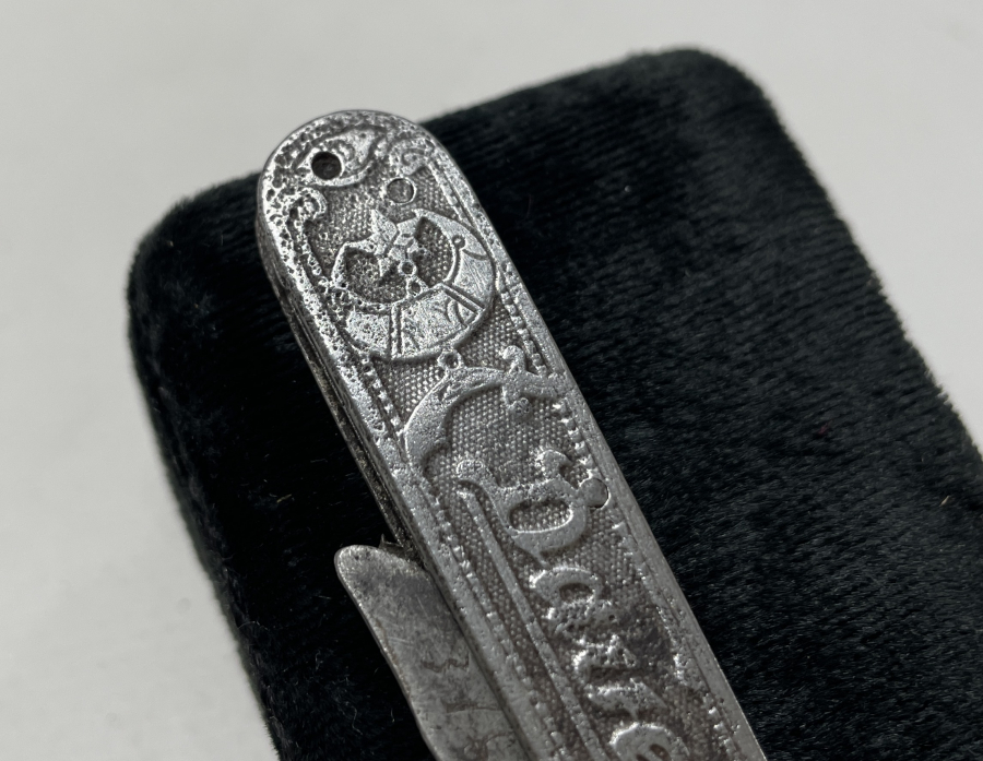 OSMANLI DÖNEMİ DAVESO MARKA AY YILDIZLI VE OSMANLICA YAZILI ÇOK NADİR SAATÇİ ÇAKISI