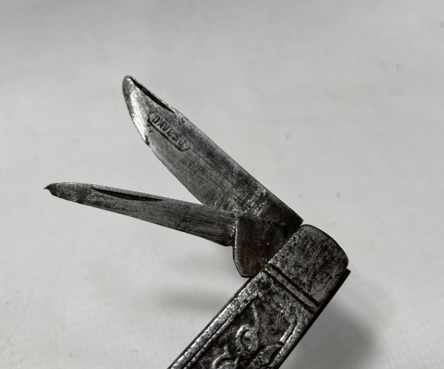 OSMANLI DÖNEMİ DAVESO MARKA AY YILDIZLI VE OSMANLICA YAZILI ÇOK NADİR SAATÇİ ÇAKISI