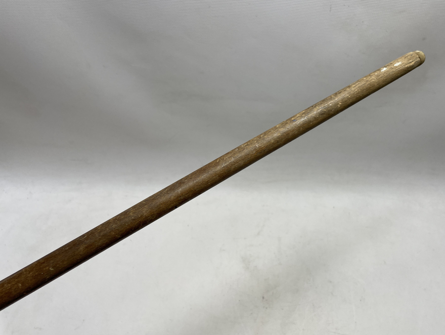 OSMANLI DÖNEMİ MORS DİŞİ VE GERGEDAN BOYNUZU SAPLI DERVİŞ ASASI