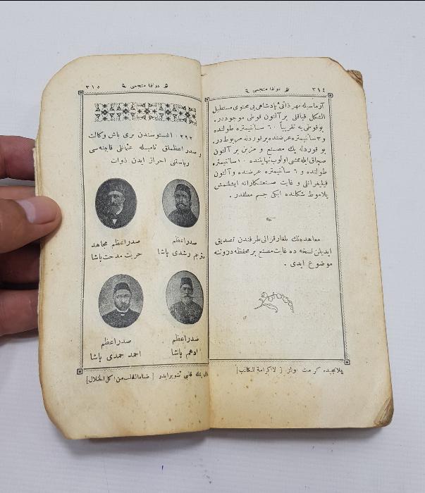 MEŞRUTİYET TEMALI TAKVİMLİ KİTAP 