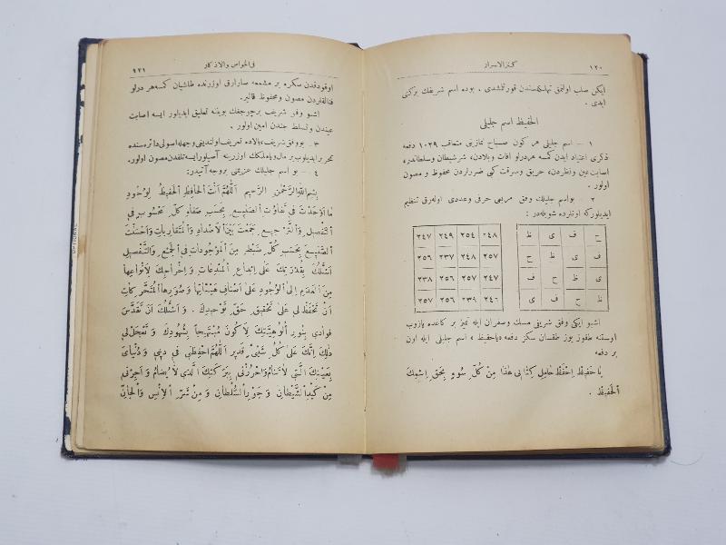 OSMANLICA BÜYÜ KİTABI: KENZ-ÜL ESRAR FİL-HAVAS VEL-EZKAR