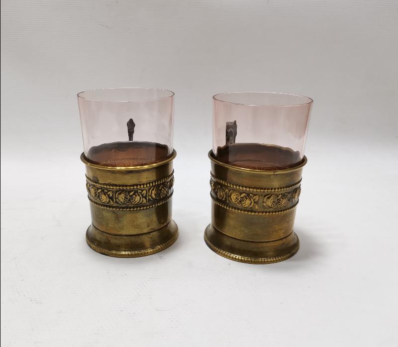 ANTİKA BİR ÇİFT ISTAKA VE BARDAK 