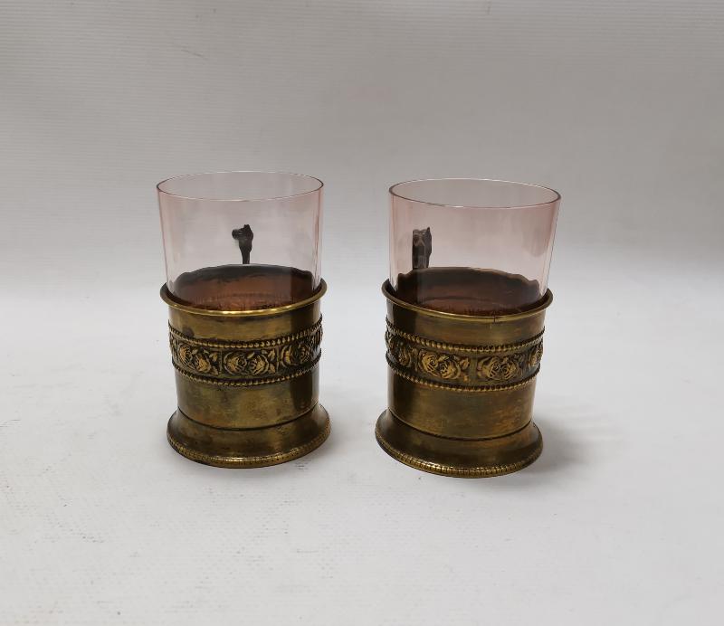 ANTİKA BİR ÇİFT ISTAKA VE BARDAK 