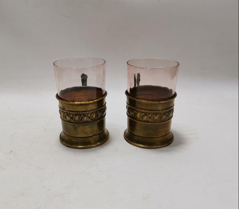 ANTİKA BİR ÇİFT ISTAKA VE BARDAK 