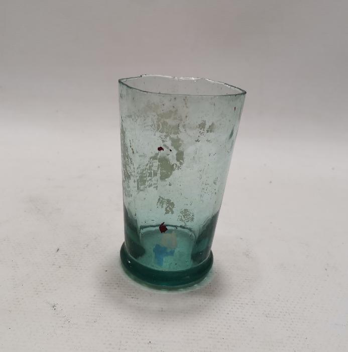 ANTİKA KESME CAM BARDAK - KÖY BARDAĞI 