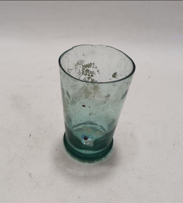 ANTİKA KESME CAM BARDAK - KÖY BARDAĞI 