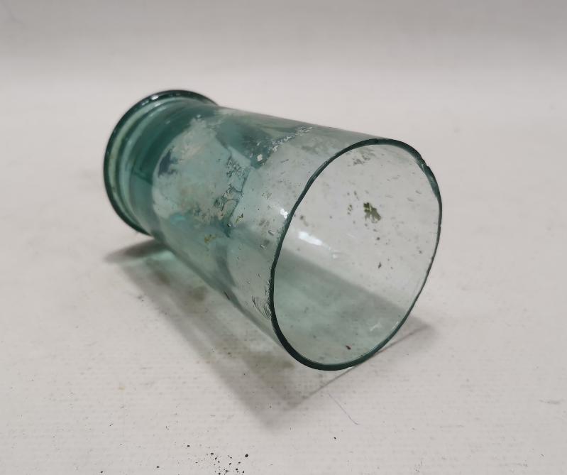 ANTİKA KESME CAM BARDAK - KÖY BARDAĞI 