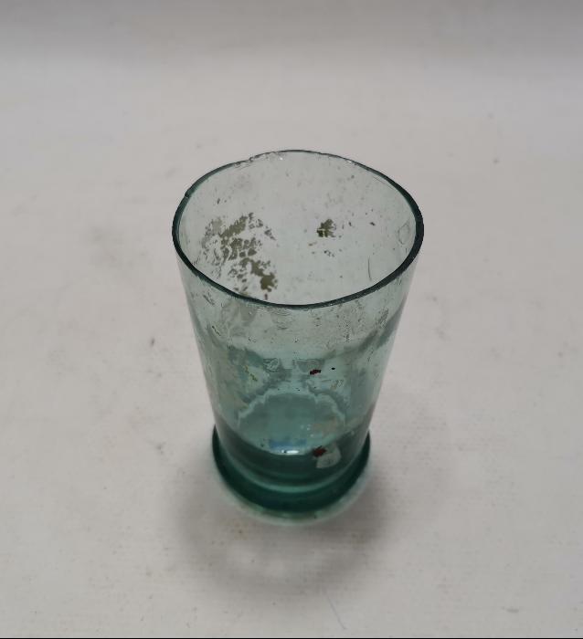 ANTİKA KESME CAM BARDAK - KÖY BARDAĞI 