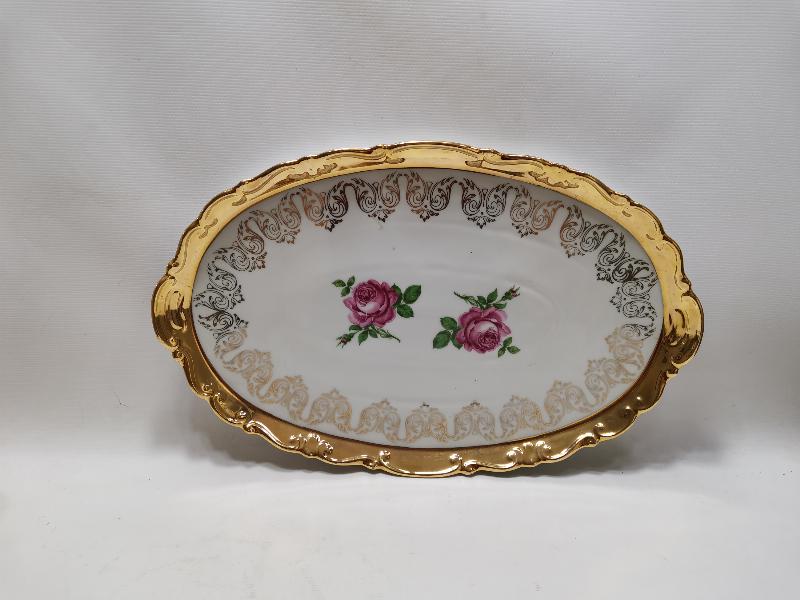 ANTİKA PORSELEN KAHVE TEPSİSİ