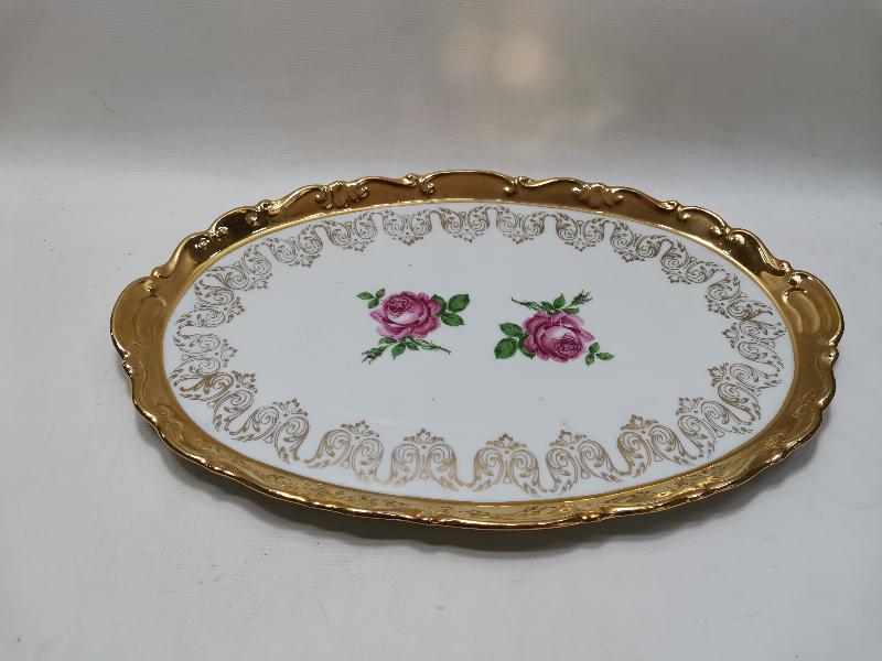 ANTİKA PORSELEN KAHVE TEPSİSİ