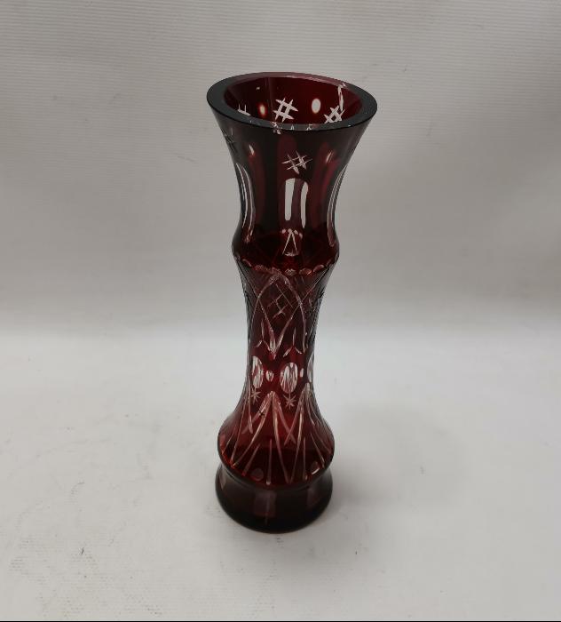 ÇEKOSLOVAK BOHEM KRİSTAL VAZO 