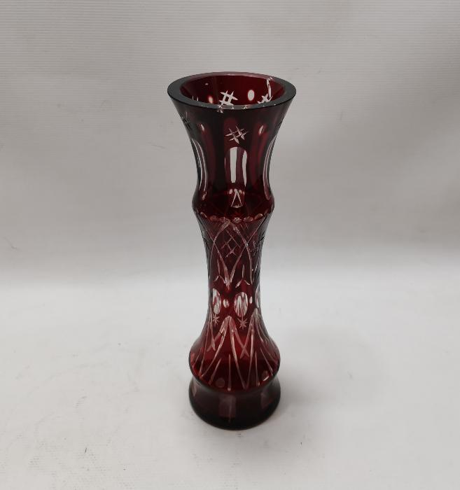 ÇEKOSLOVAK BOHEM KRİSTAL VAZO 