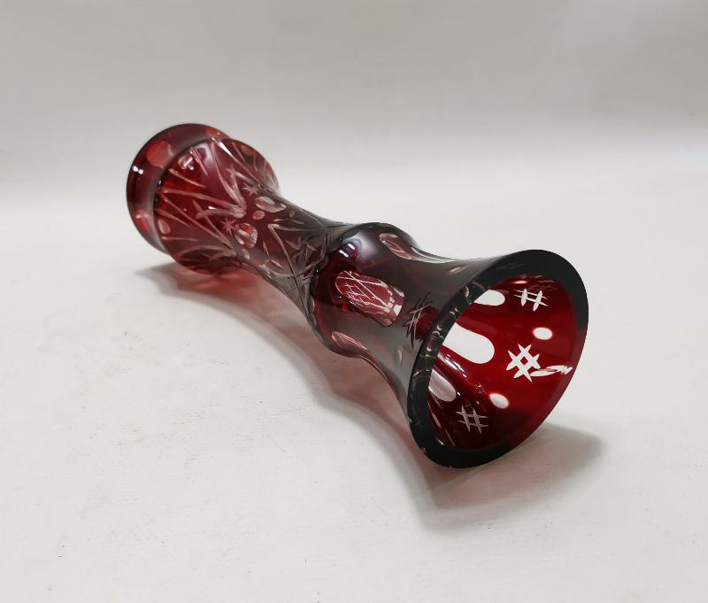 ÇEKOSLOVAK BOHEM KRİSTAL VAZO 