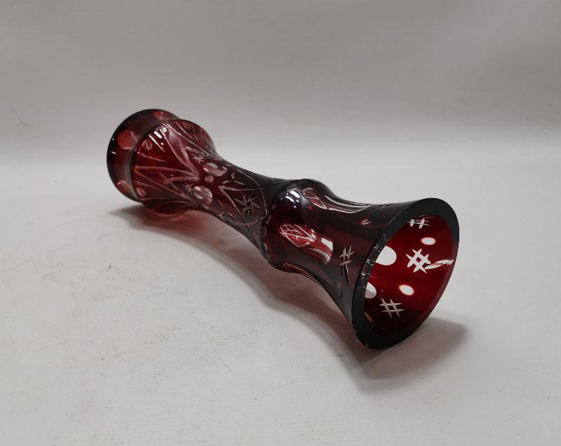 ÇEKOSLOVAK BOHEM KRİSTAL VAZO 