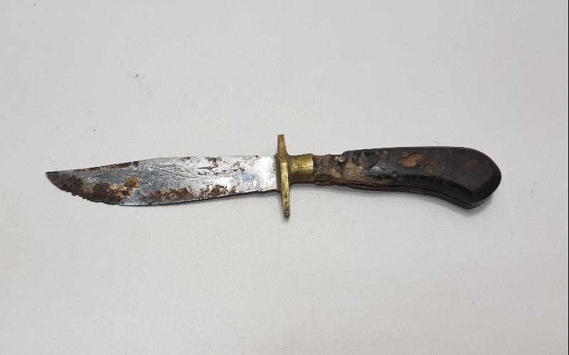 DERİ KILIFLI ANTİKA HANÇER