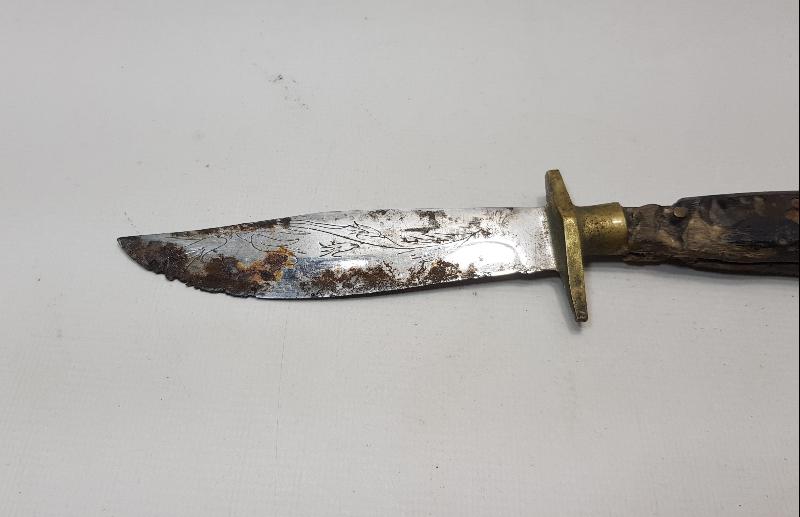 DERİ KILIFLI ANTİKA HANÇER