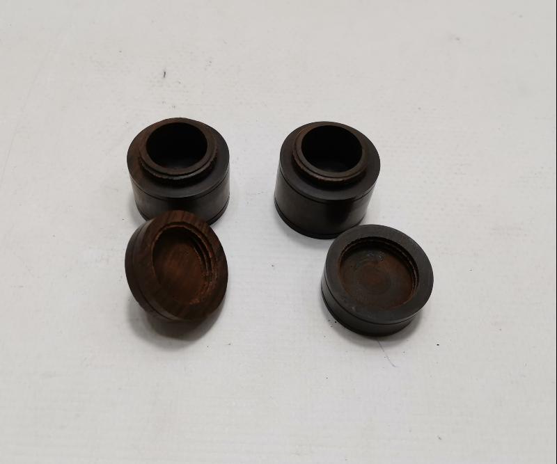 İKİ ADET ANTİKA AHŞAP KUTU 