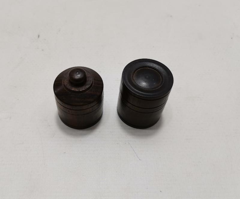 İKİ ADET ANTİKA AHŞAP KUTU 