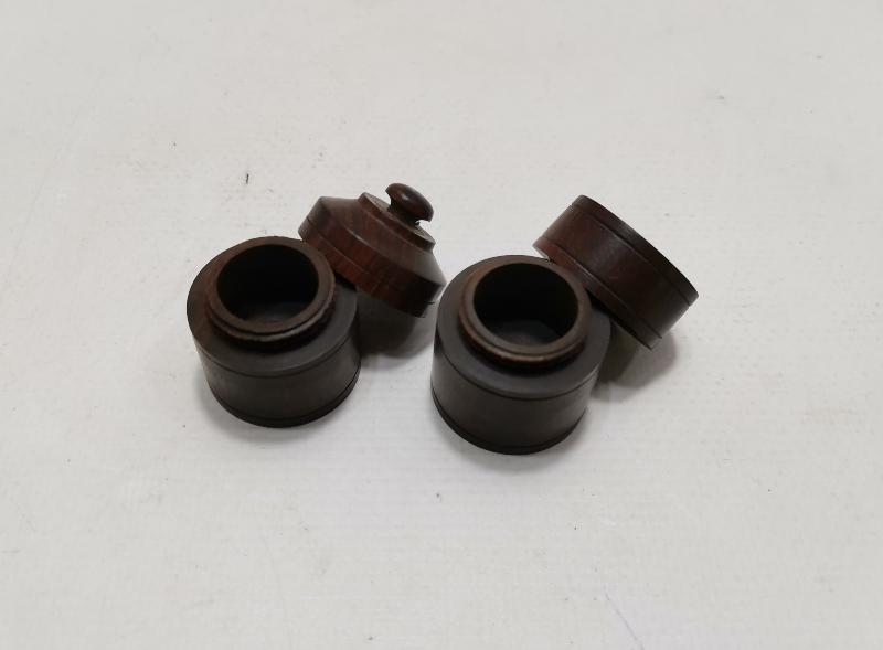 İKİ ADET ANTİKA AHŞAP KUTU 