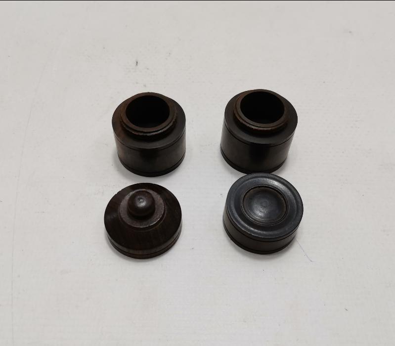 İKİ ADET ANTİKA AHŞAP KUTU 