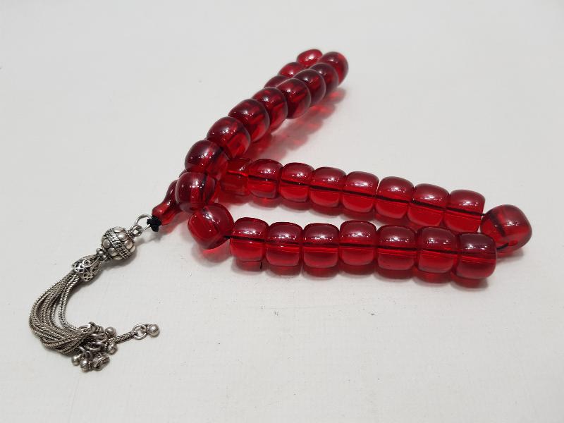 OSMANLI ATEŞ KEHRİBAR TESBİH 