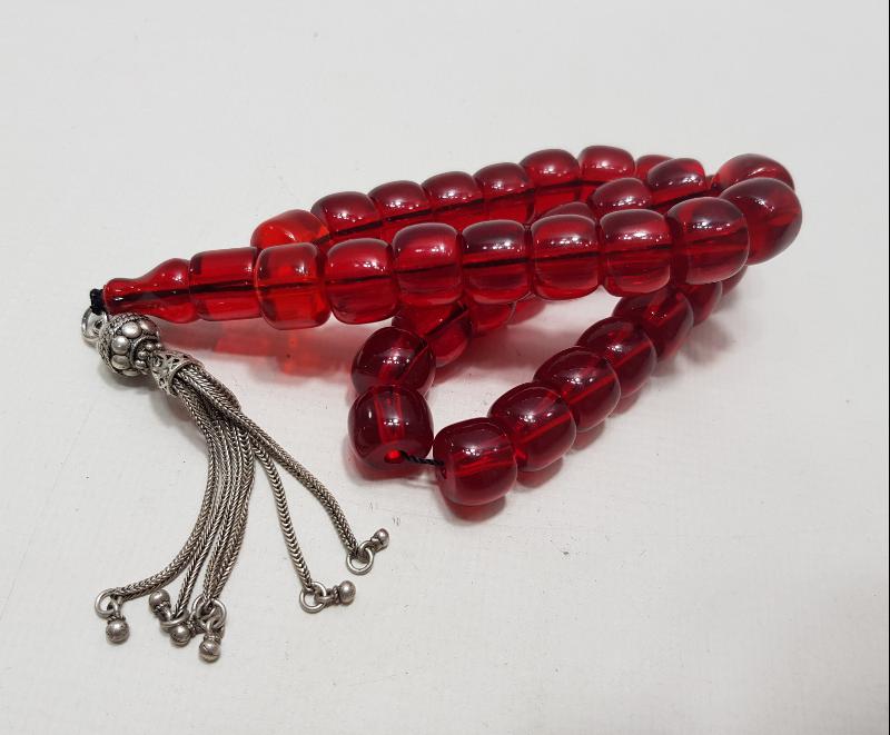 OSMANLI ATEŞ KEHRİBAR TESBİH 