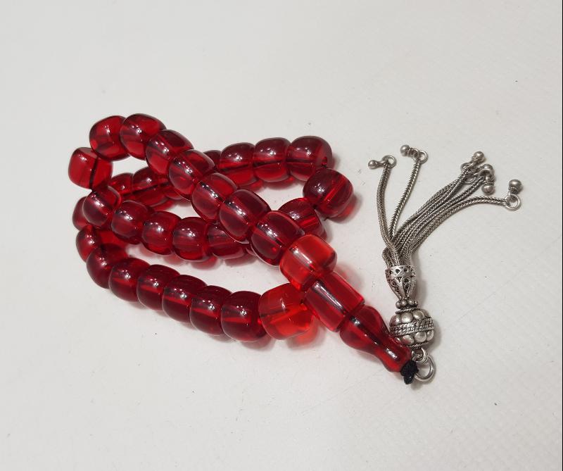 OSMANLI ATEŞ KEHRİBAR TESBİH 