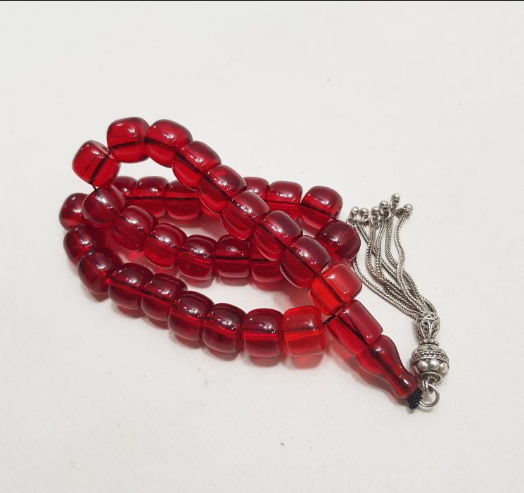 OSMANLI ATEŞ KEHRİBAR TESBİH 