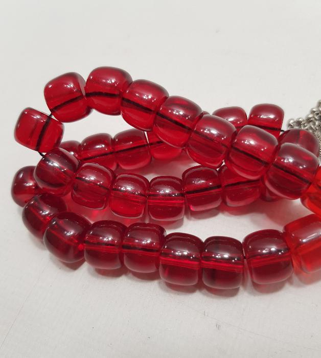 OSMANLI ATEŞ KEHRİBAR TESBİH 