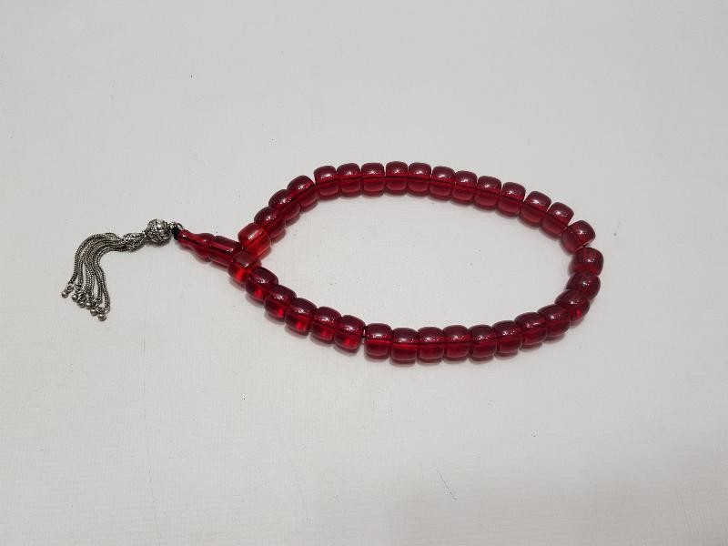 OSMANLI ATEŞ KEHRİBAR TESBİH 