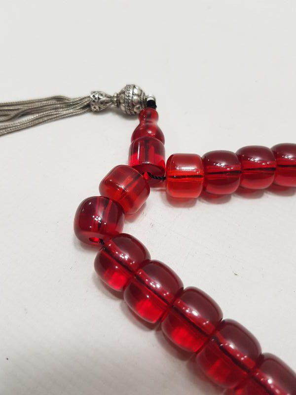 OSMANLI ATEŞ KEHRİBAR TESBİH 