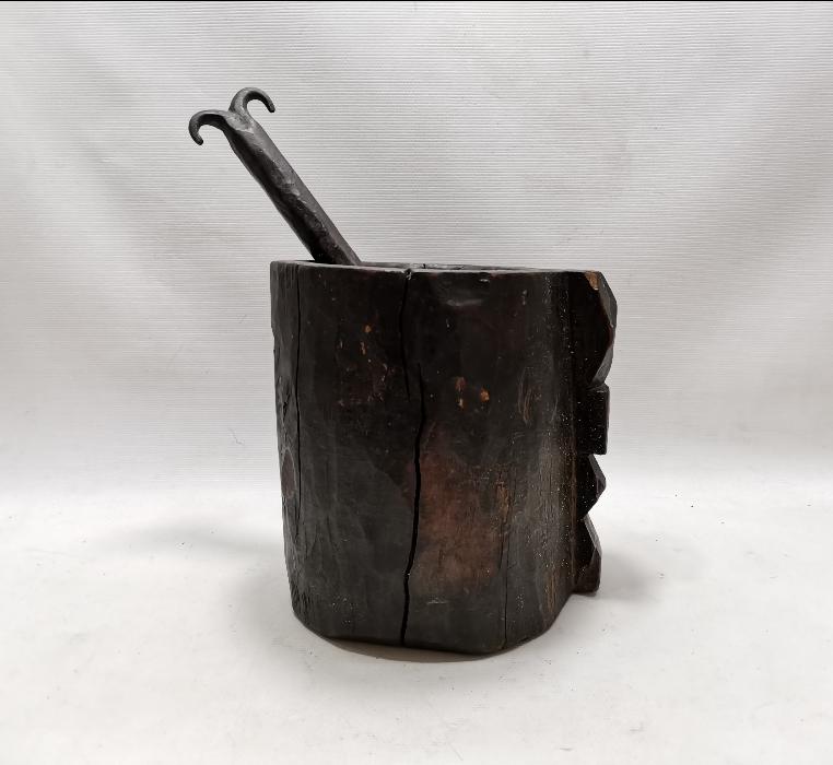 OSMANLI DÖNEMİ AHŞAP DİBEK 