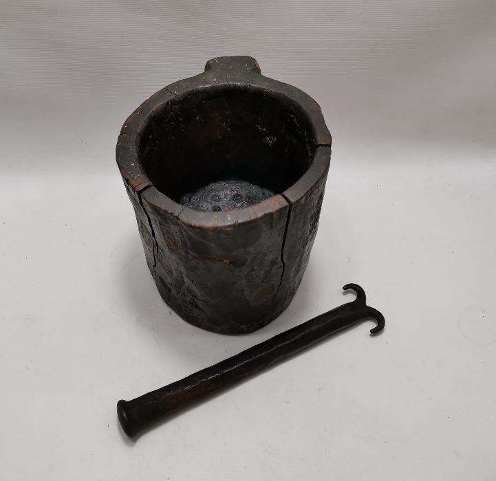 OSMANLI DÖNEMİ AHŞAP DİBEK 