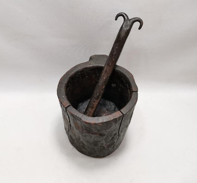 OSMANLI DÖNEMİ AHŞAP DİBEK 