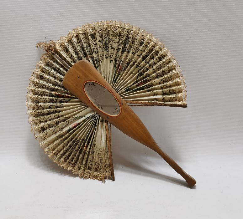 OSMANLI DÖNEMİ AVRUPA YAPIMI YELPAZE 