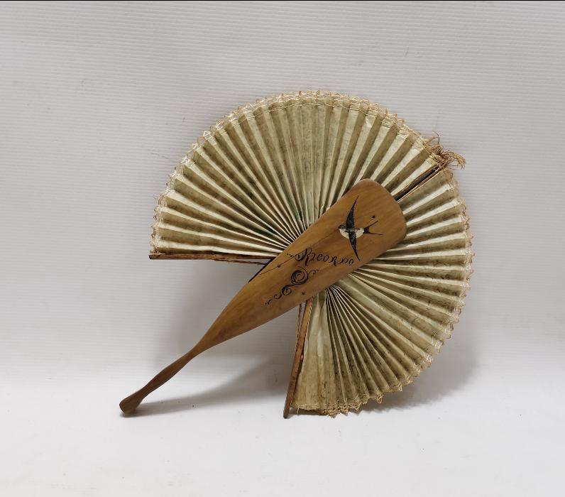 OSMANLI DÖNEMİ AVRUPA YAPIMI YELPAZE 