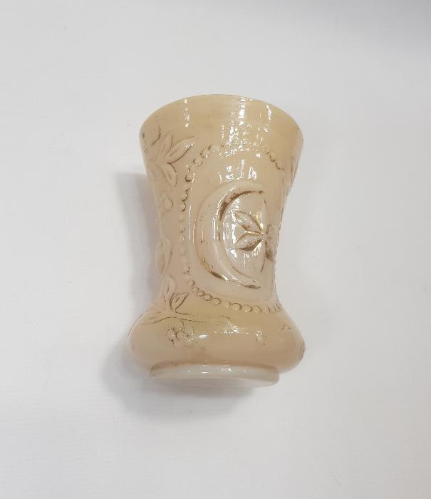 OSMANLI DÖNEMİ AY YILDIZLI OPAL BARDAK