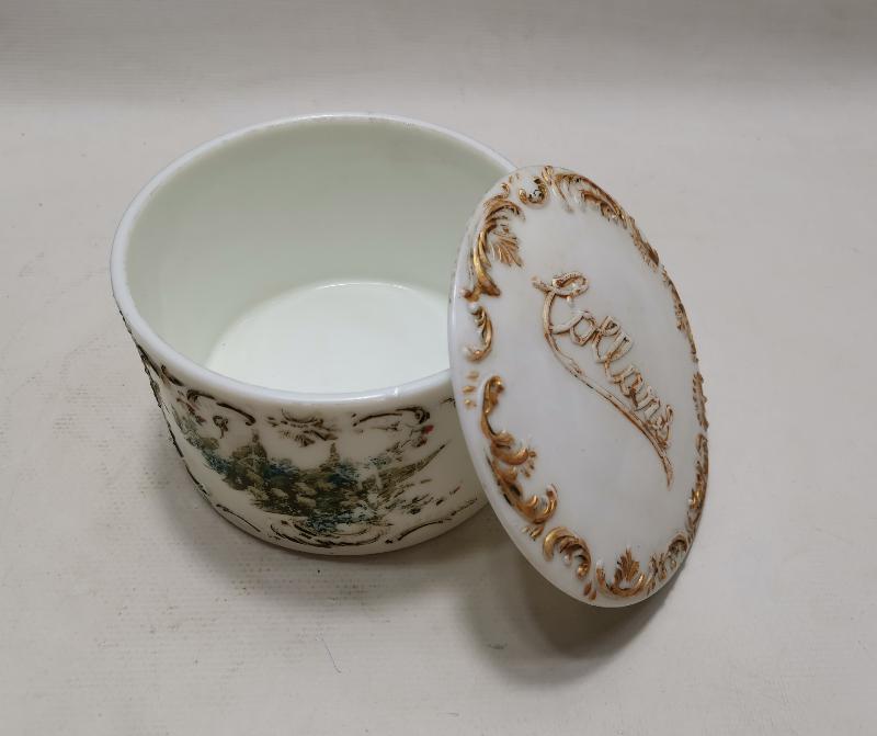 OSMANLI DÖNEMİ COLLARS MARKA KAPAKLI OPAL KUTU