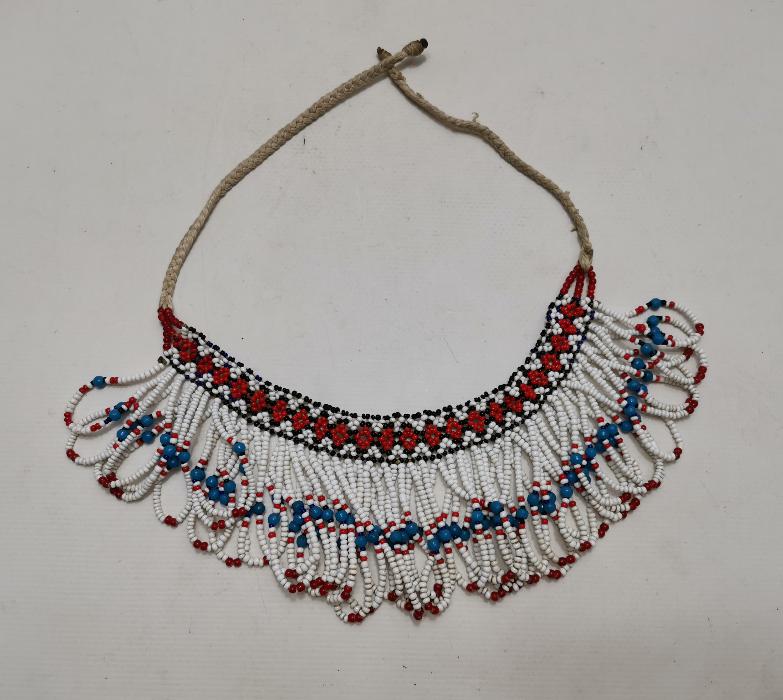 OSMANLI DÖNEMİ EGE BÖLGESİ BONCUK İŞİ KADIN GERDANLIĞI