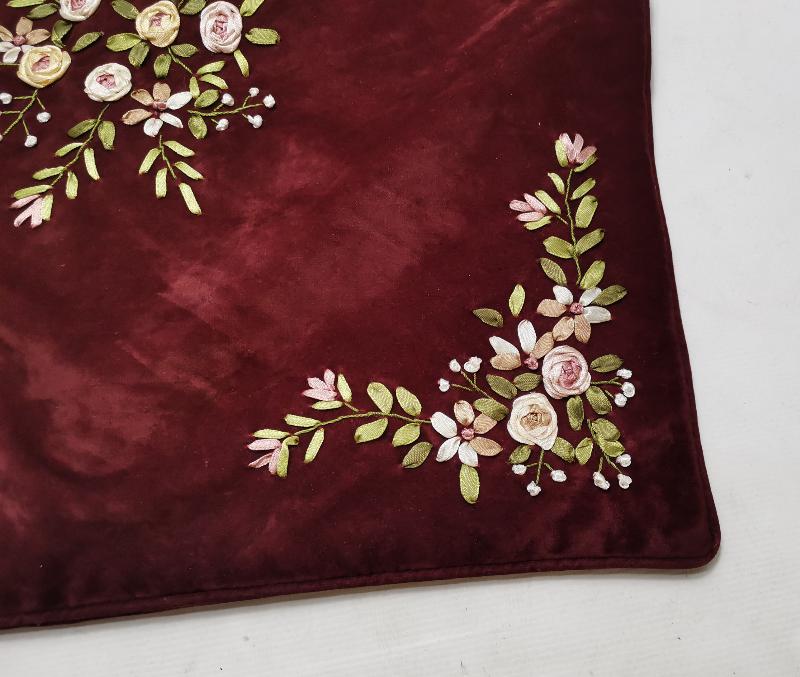 OSMANLI DÖNEMİ RUM İŞİ İPEK DUVAR PANOSU