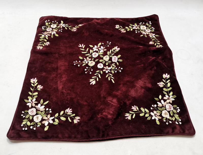 OSMANLI DÖNEMİ RUM İŞİ İPEK DUVAR PANOSU