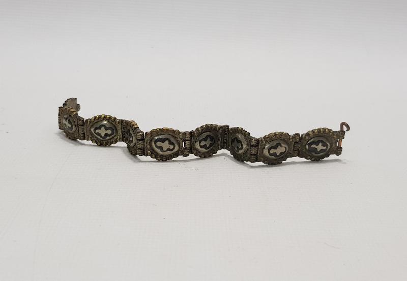 OSMANLI DÖNEMİ SAVATLI GÜMÜŞ BİLEKLİK