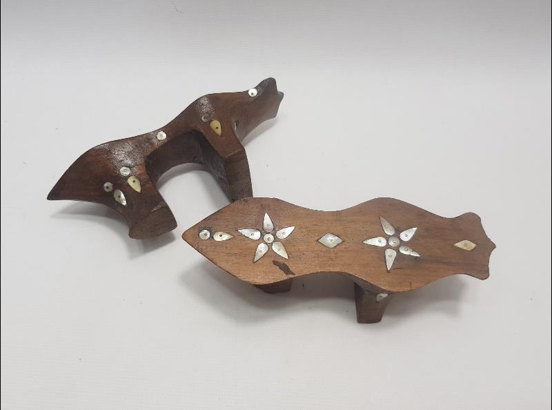 OSMANLI DÖNEMİ SEDEF İŞLEMELİ AHŞAP TAKUNYA