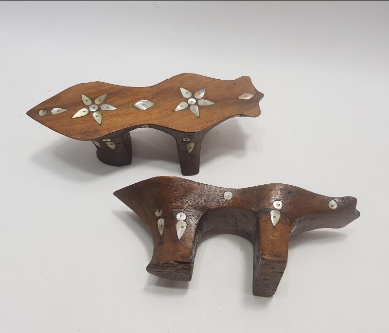 OSMANLI DÖNEMİ SEDEF İŞLEMELİ AHŞAP TAKUNYA