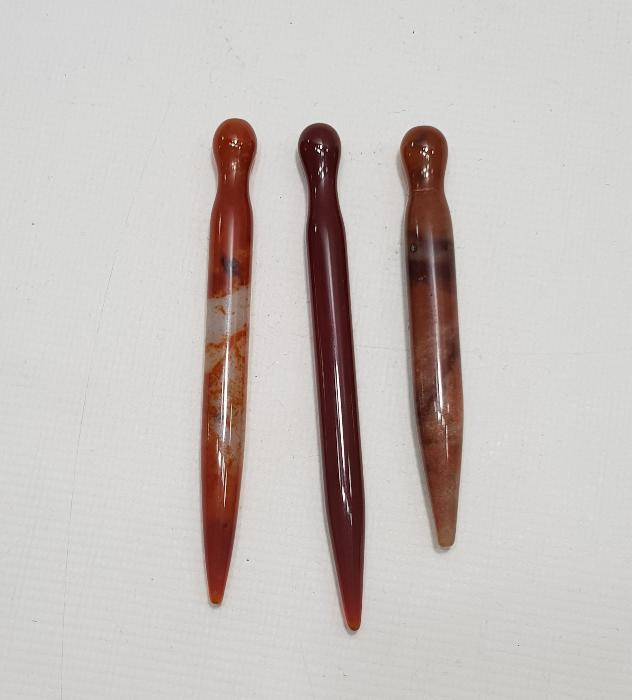 OSMANLI DÖNEMİ ÜÇ ADET AKİK MÜHRE