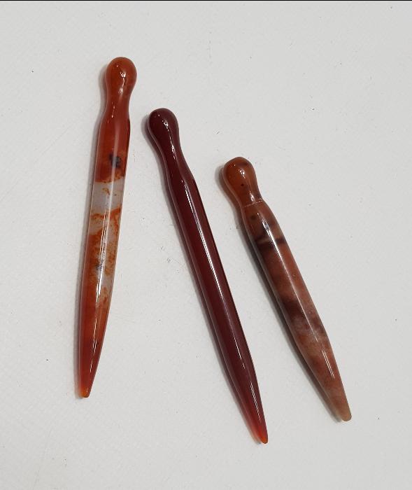 OSMANLI DÖNEMİ ÜÇ ADET AKİK MÜHRE