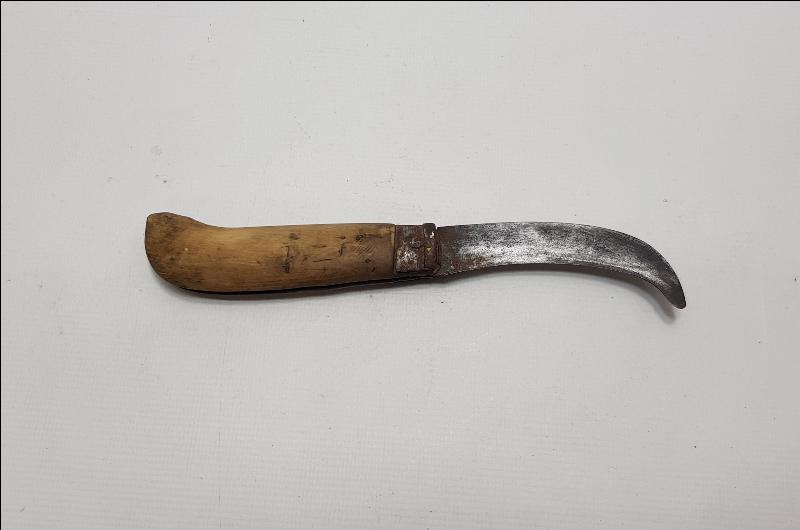 OSMANLICA YAZILI BURSA İŞİ BAĞ BIÇAĞI 