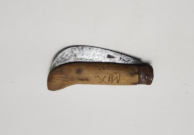 OSMANLICA YAZILI BURSA İŞİ BAĞ BIÇAĞI 