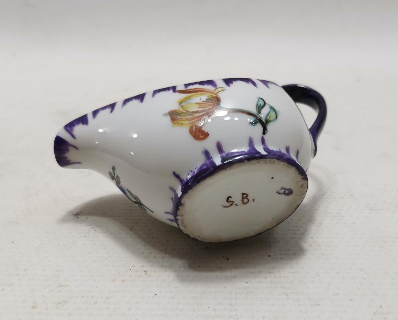 S.B. LIMOGES DAMGALI PORSELEN SÜTLÜK 